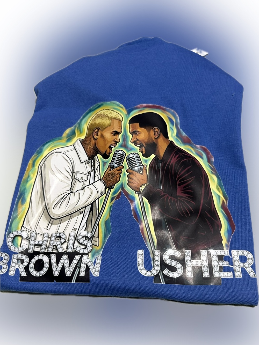 Chris Brown & Usher Tee Size M